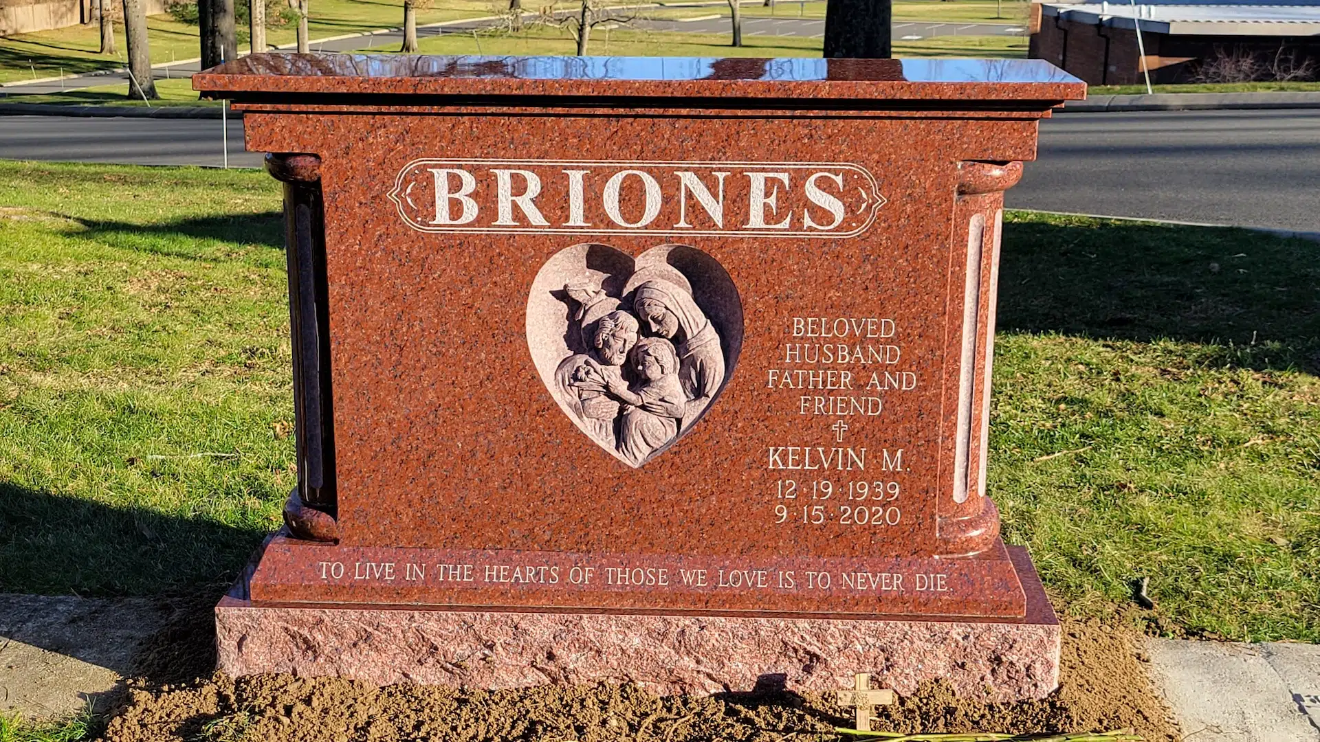 Granite Custom/Personalized Bench hand-carved by Personalized Bench Shop in NJ — image 5