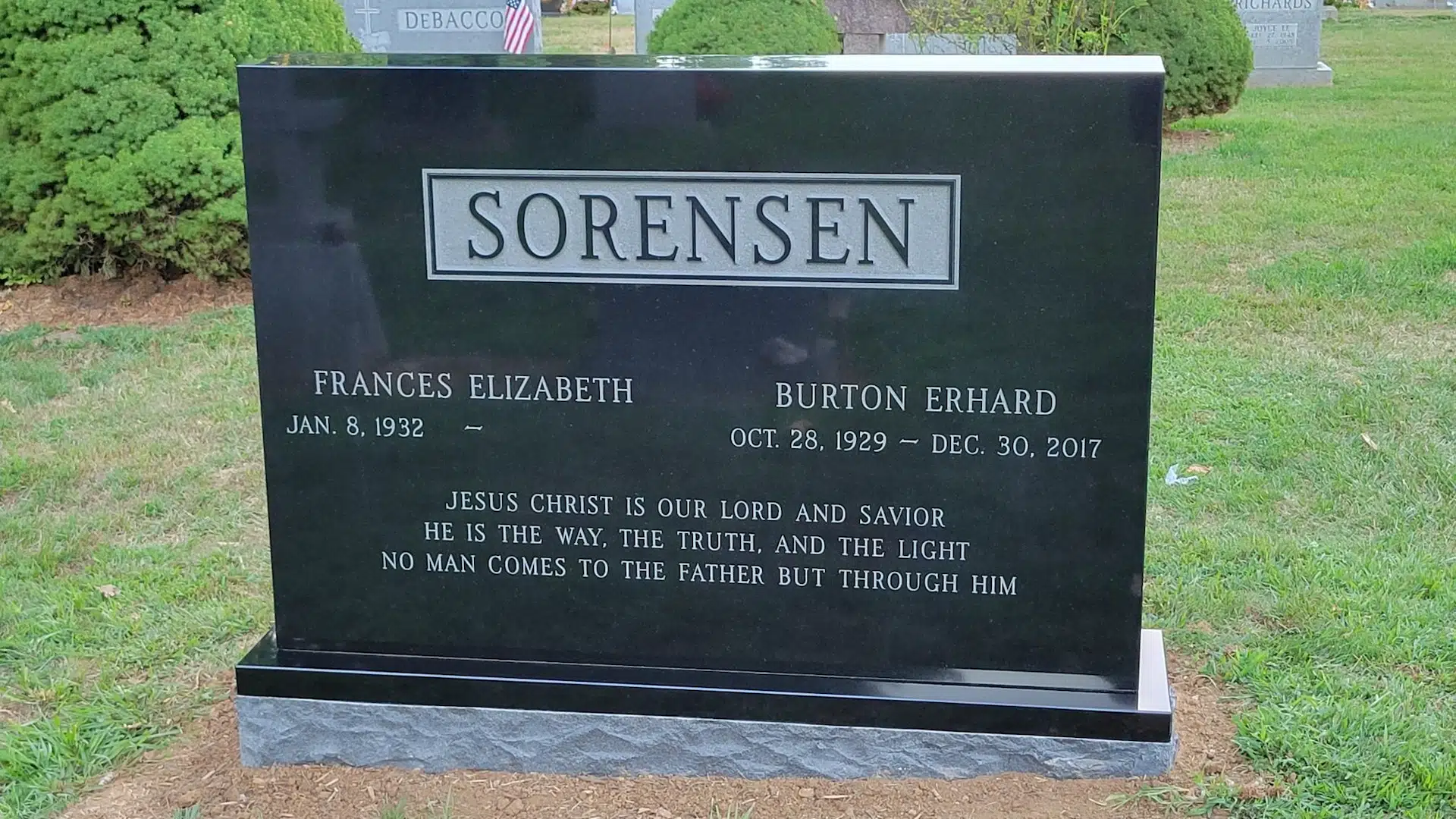 Granite Custom/Personalized Bench hand-carved by Personalized Bench Shop in NJ — image 9
