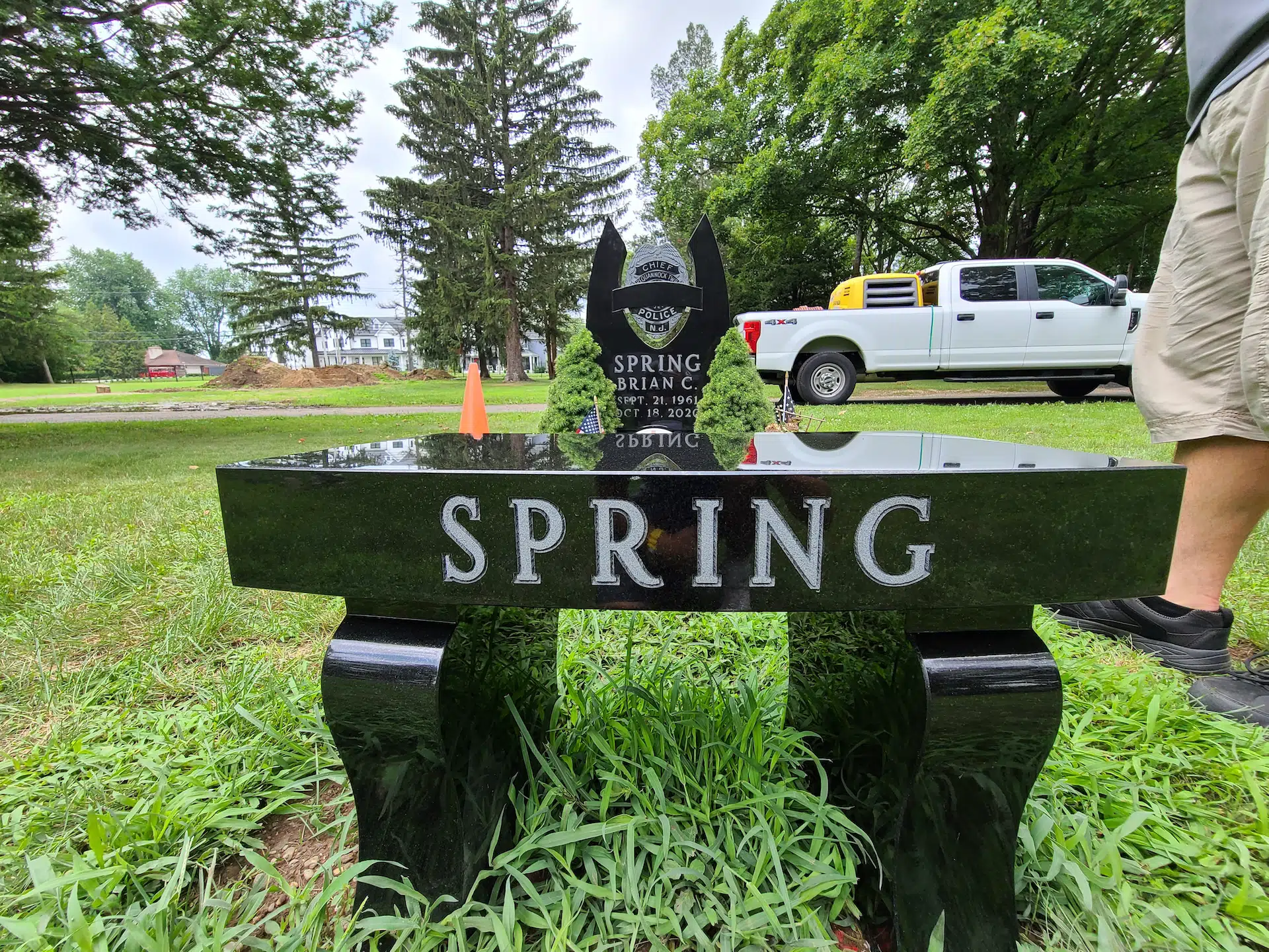 Cemetery Benches process