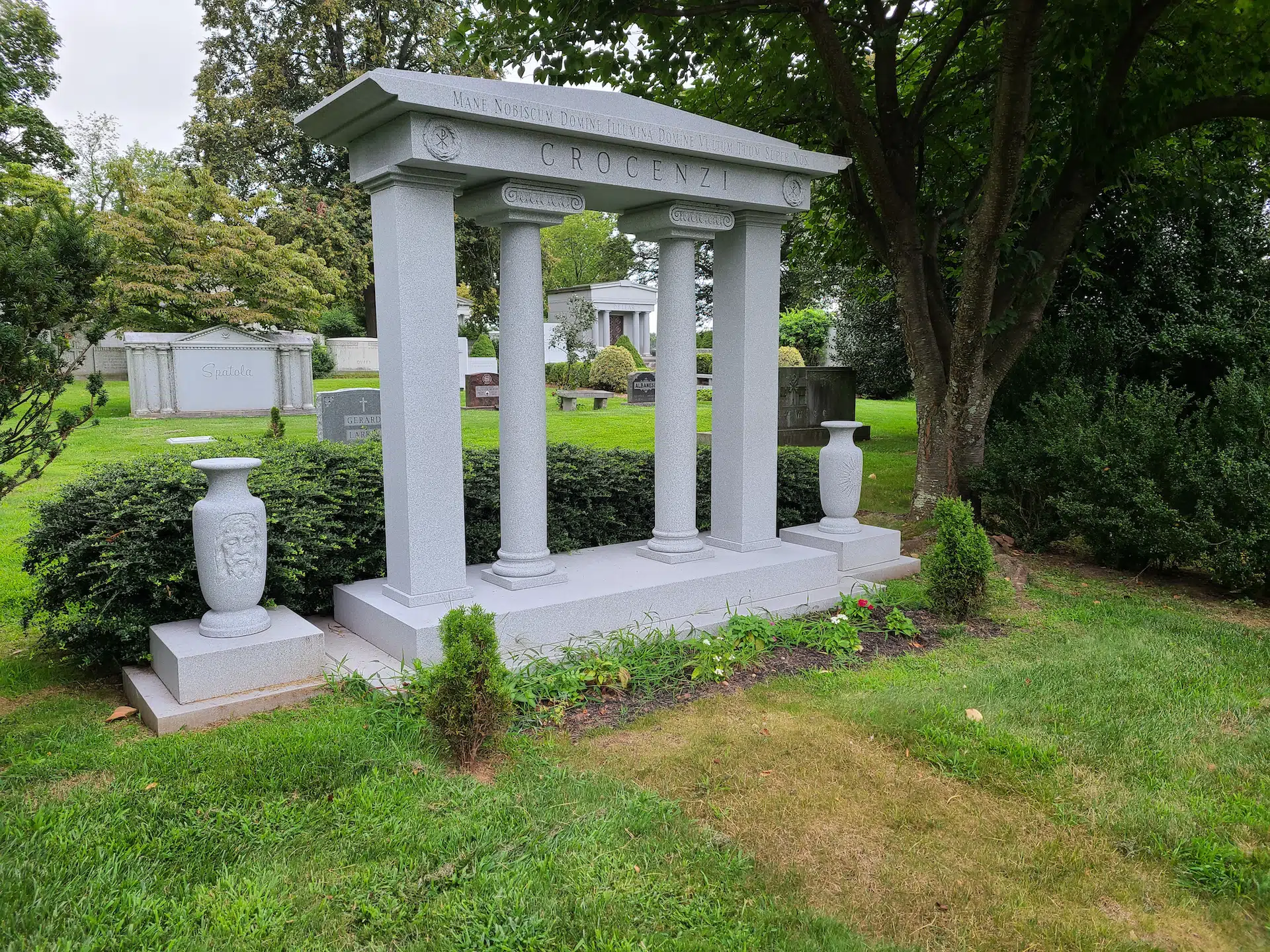 Cemetery Benches memorial installed in NJ